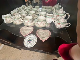 11 piece fine china tea set