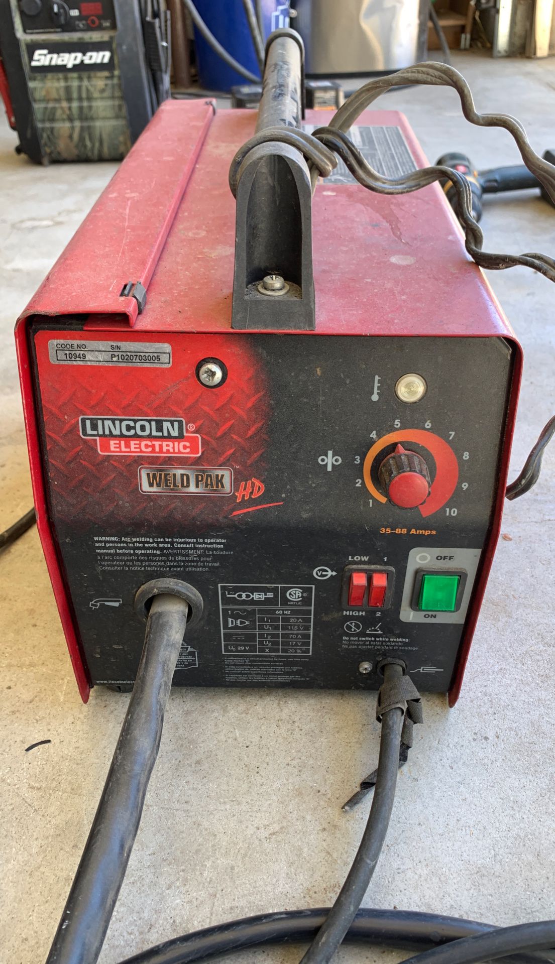 Lincoln mig welder