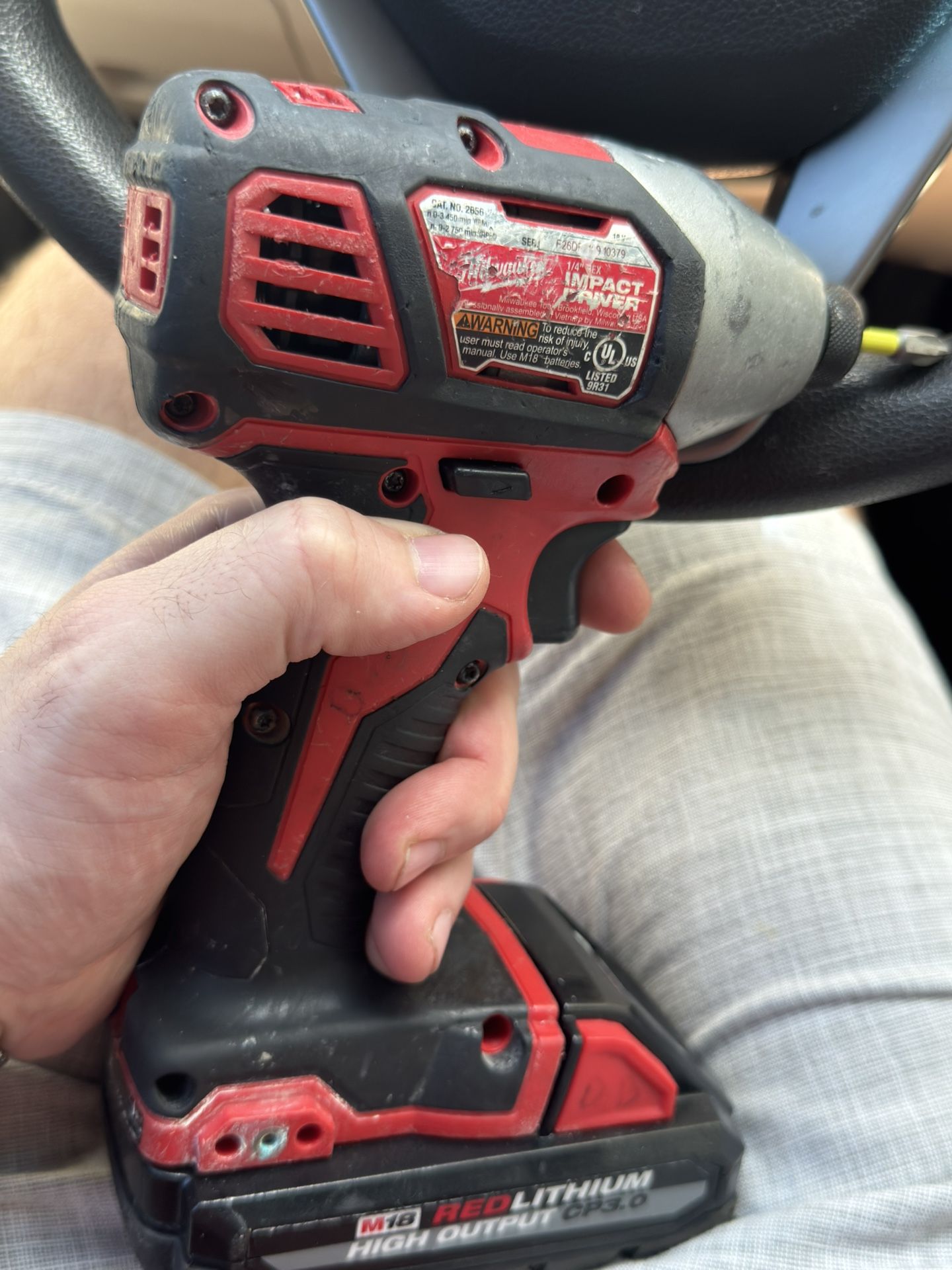 Milwaukee M18 Impact Driver w/ High Output Battery – Great Condition!