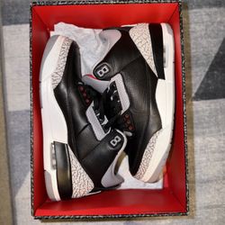 Jordan 3 Black Cement (2024) - Size 10 Men