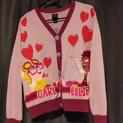 Pixar up Ellie Carl Cardigan Valentine