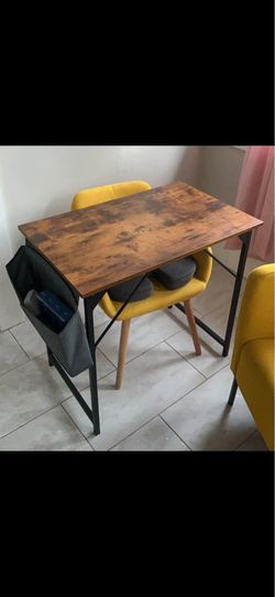 Desk and chair