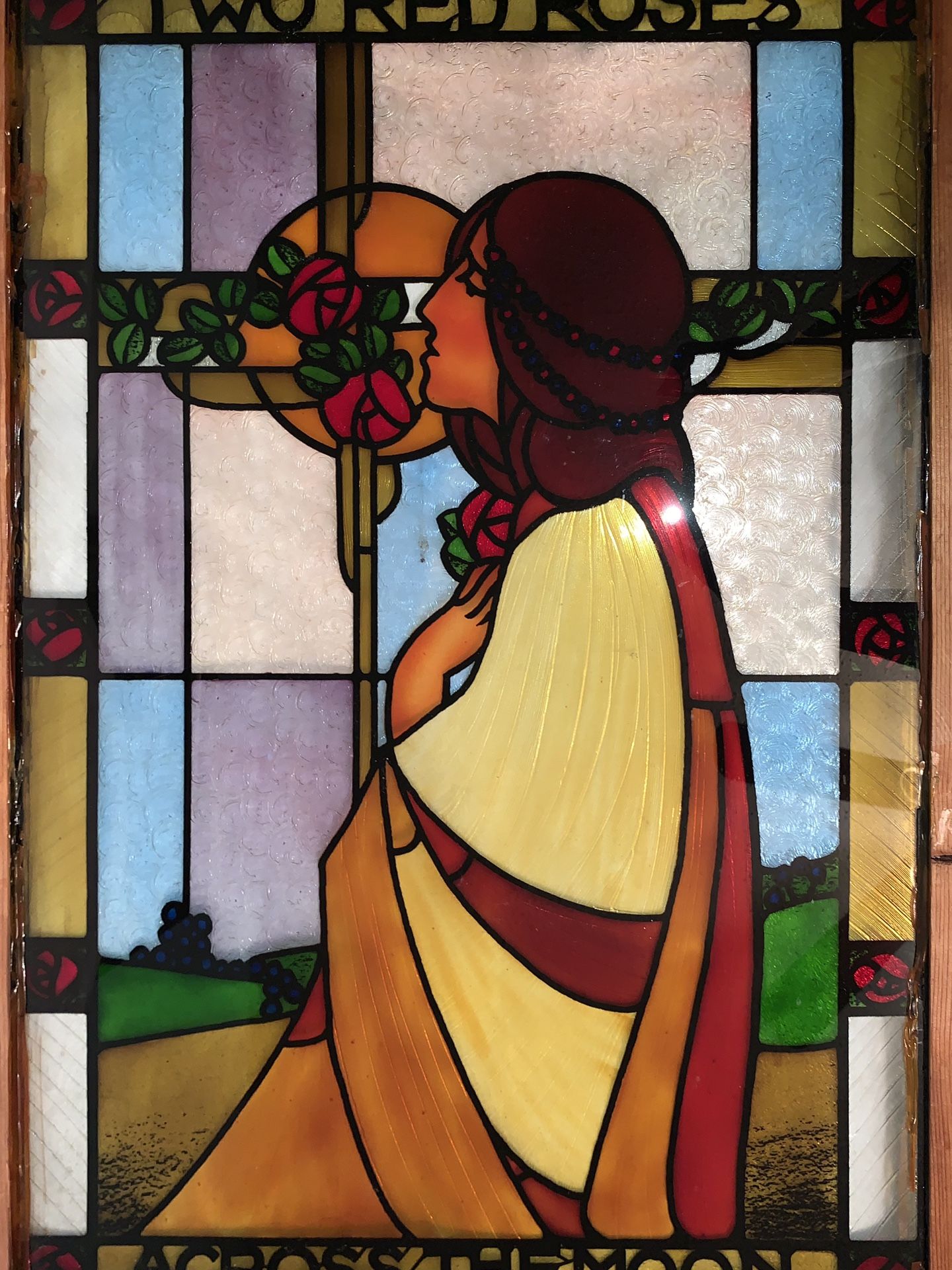 Stained Glass - Two Red Roses Across the Moon for Sale in New Orleans ...
