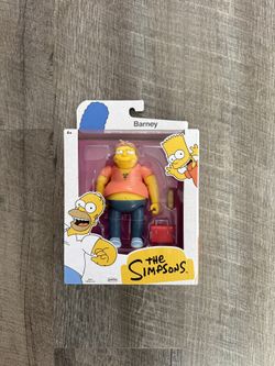 In Hand, Brand New, Never Opened Jakks Pacific - The Simpsons - Barney - 5” Action Figure