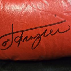 Joe Fraizer Signed Boxing Glove JSA Authenticated 