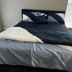Queen Bed With Storage And Mattress
