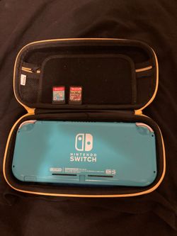Blue Nintendo switch lite