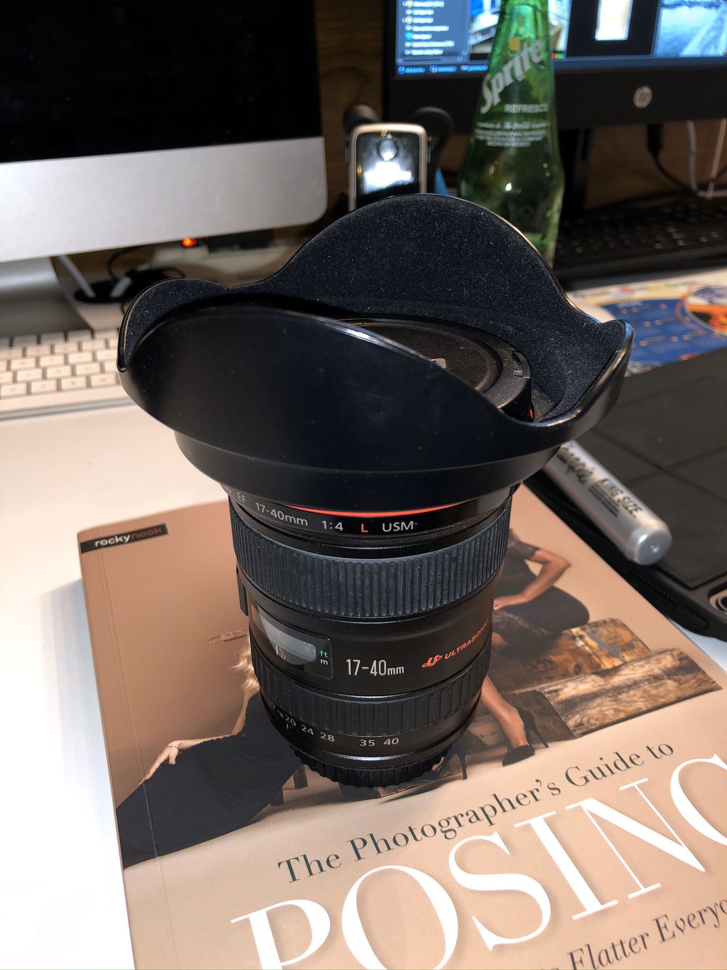 Canon EF 17-40mm f/4 L USM with UV filter