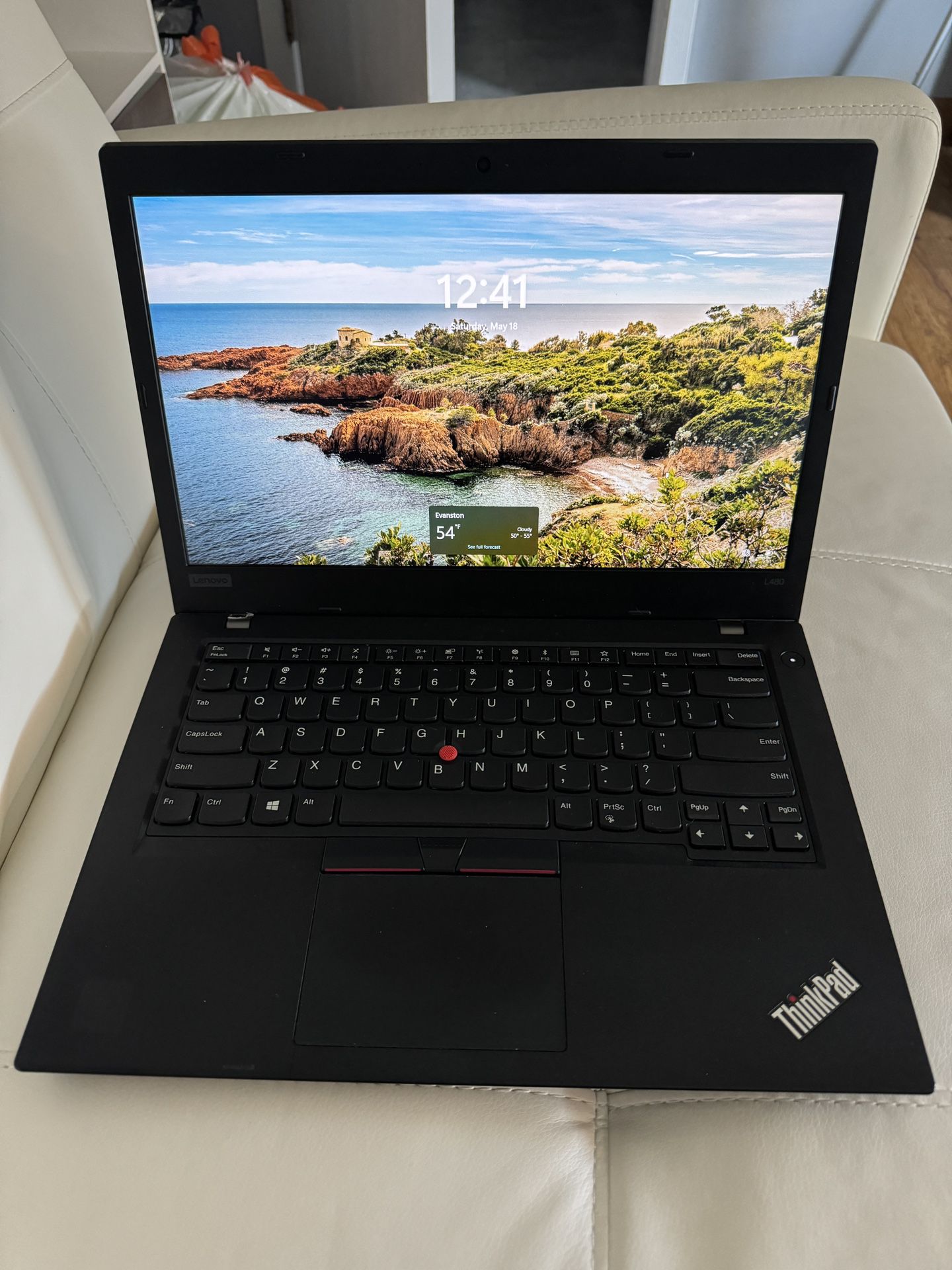 Lenovo Thinkpad L480 Laptop - 14-inch i5-8250 256GB SSD 8GB Ram W11 Pro - MS Office