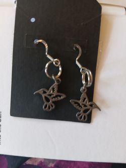 Humming bird Earrings Handmade new