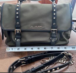 Michael Kors Green Nylon Crossbody