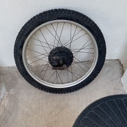 Front Rim And Tire