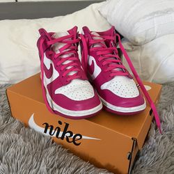 Hot Pink Nike Dunks