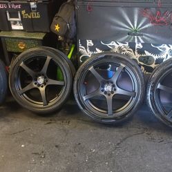 18 Inch Rims And Tires (4) 