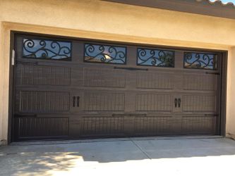 Garage Door with Decorative Windows