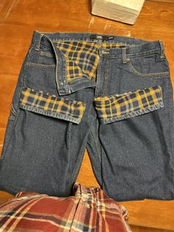 Fleece/ Flanel Insulated Jeans 36W C 30L
