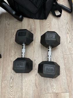 Dumbbells pair 2x45(PerformBetter).Read comment below.