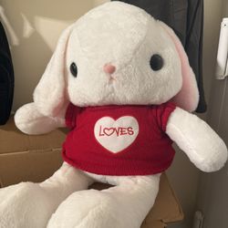 30” XL Rabbit Plush LOVE 