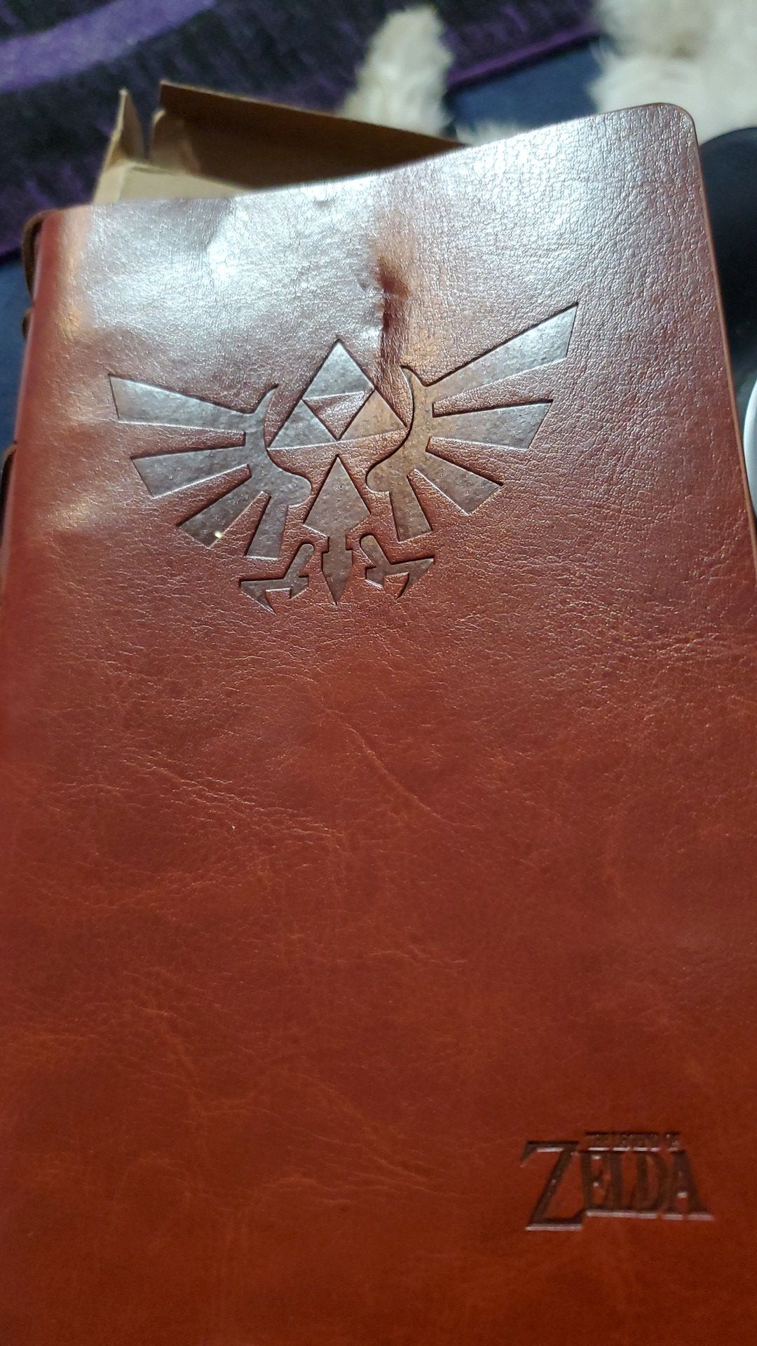 Zelda notebook leather