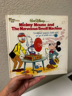 Vintage Disney book with scratch & sniff pages