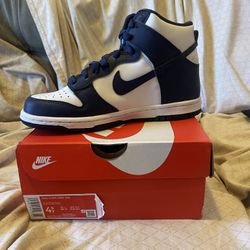 Nike Dunk High "midnight Navy " 4.5y/ 6 Women