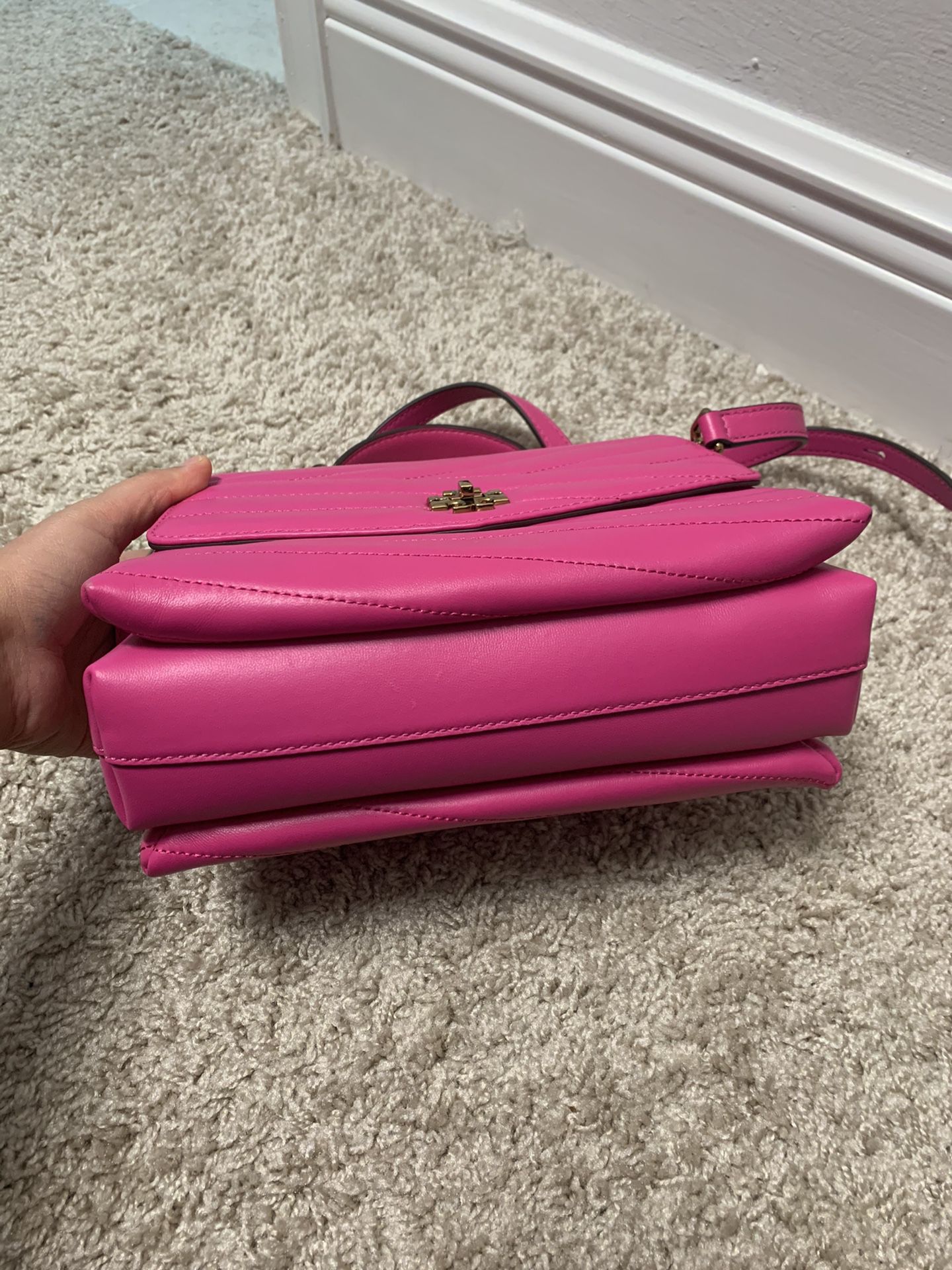 Tory Burch Kira Chevron Bag,crazy Pink,comes With The Dust Bag for Sale in  Naples, FL - OfferUp