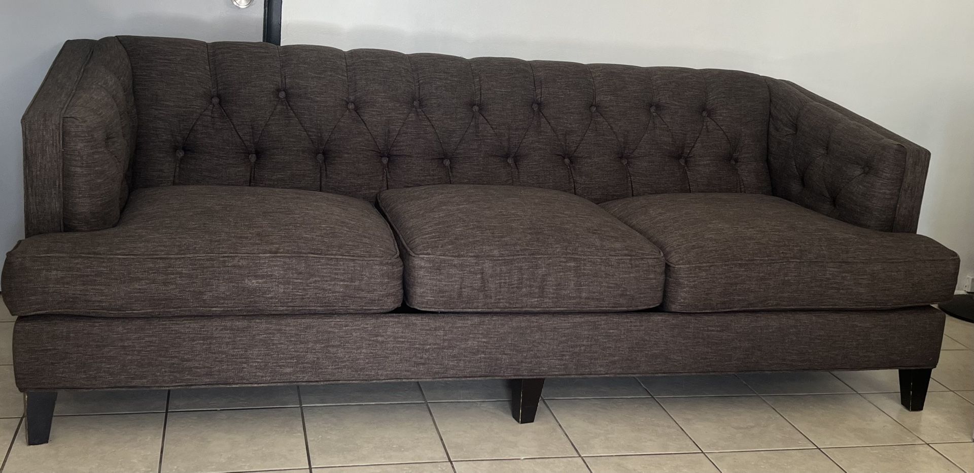 Grey Three Seat Couch