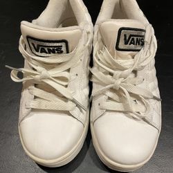 RARE VANS Widow Plus Quilted Leather Skate Shoe, Women Size 9