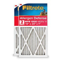 Filtrete 14x24x1 Air Filter, Allergen Reduction Plus Dust, 4-Pack Furnace Filters (exact dimensions 13.81x23.81x0.81)