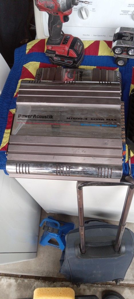 Power Acoustic amplifier.
Temple fire