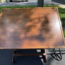 Drafting Table- Solid Wood, Vintage