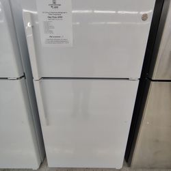 February Sale! GE 21.9 cu. ft. Top Freezer Refrigerator In White, Garage Ready