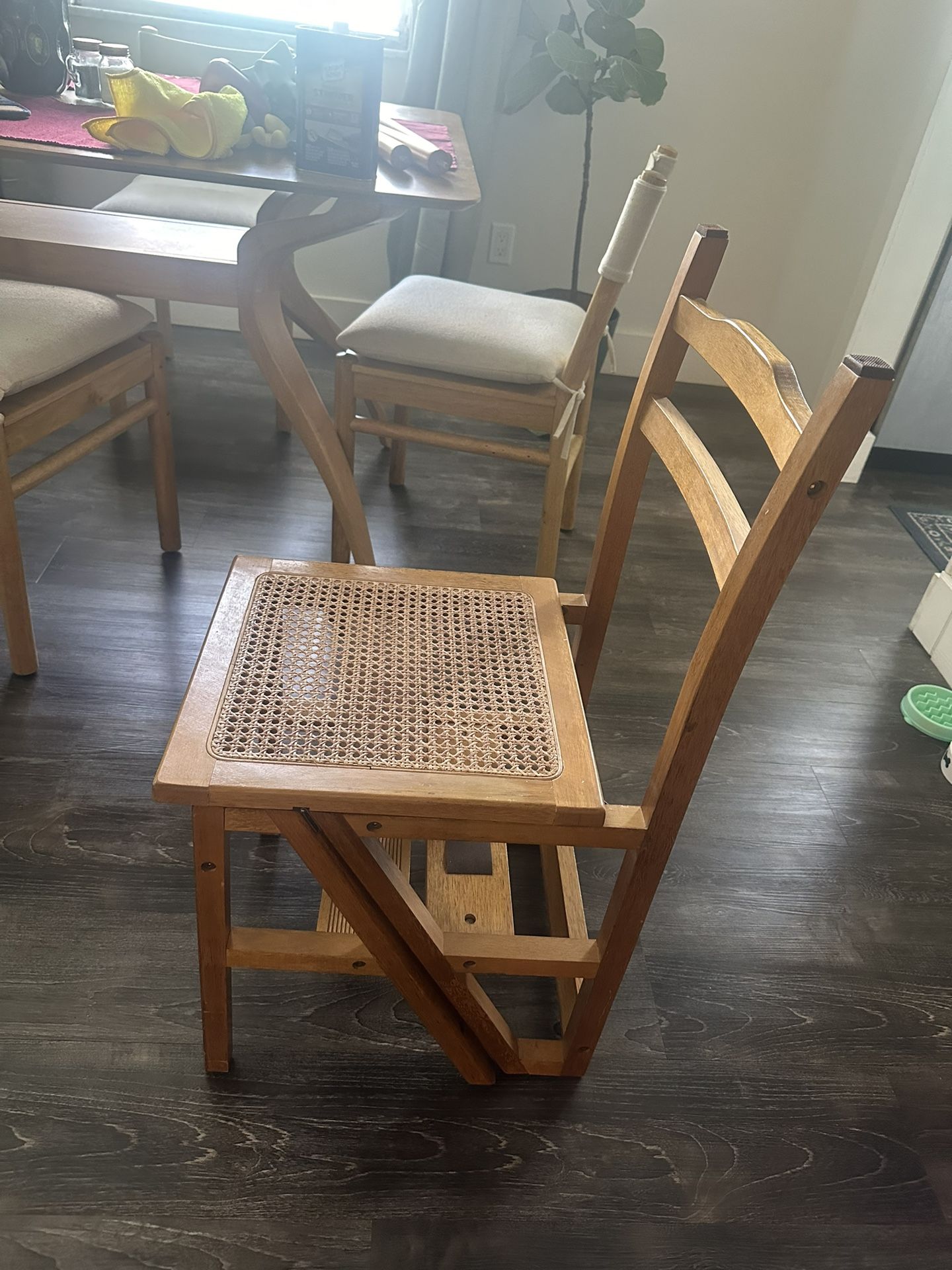 Antique Metamorphic Ladder Chair