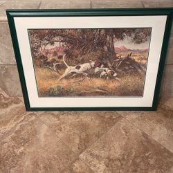 Print - German Pointer In Field 