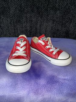 Kids’ Converse Red Sneakers Size 7