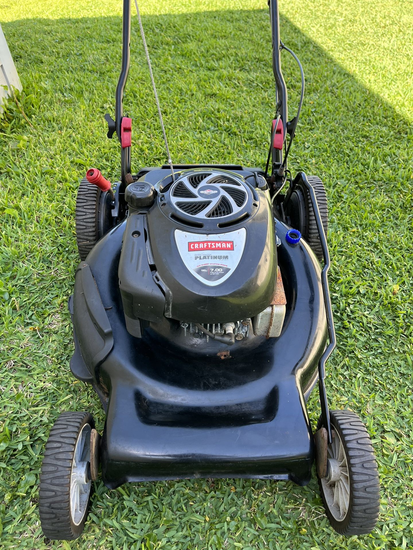 Craftsman Self Propelled Mower Runs And Cuts Great 