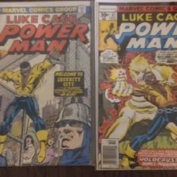 Lot Of 2 70s Marvel Comics Powerman 