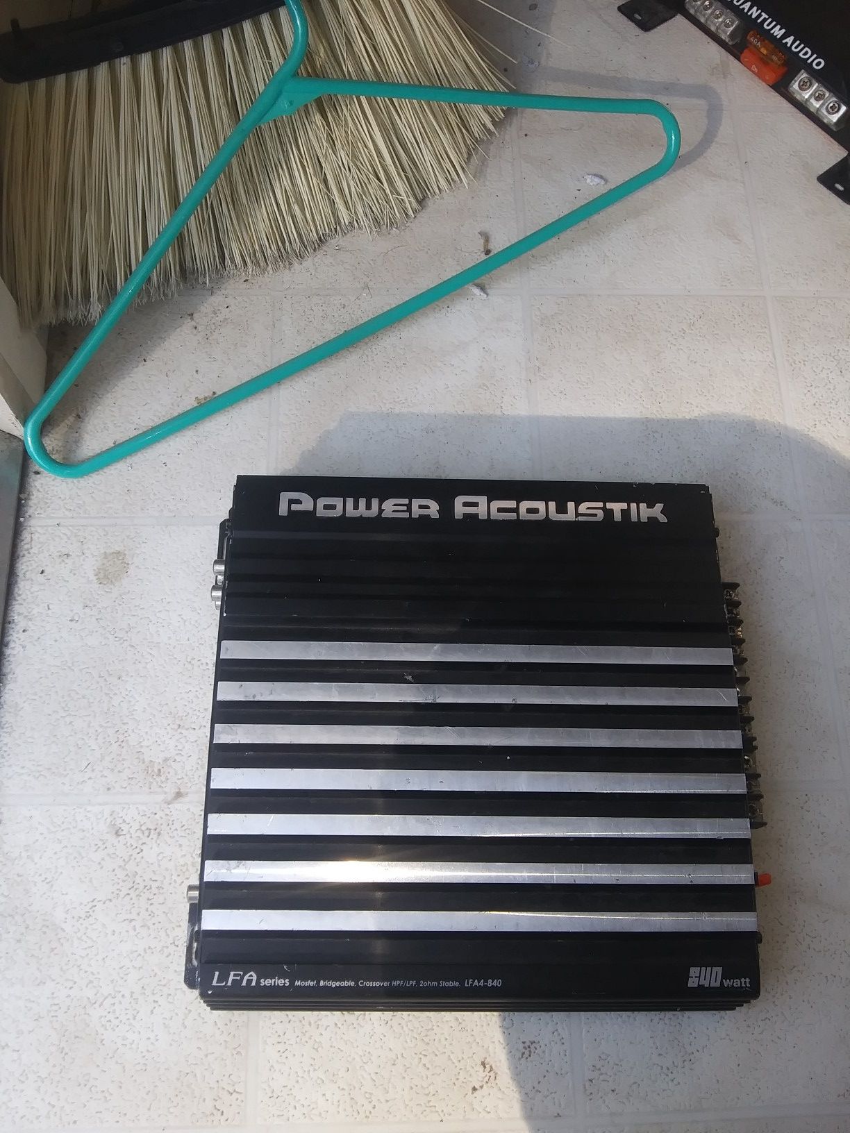 Power. Acoustik 840 watt class d amp