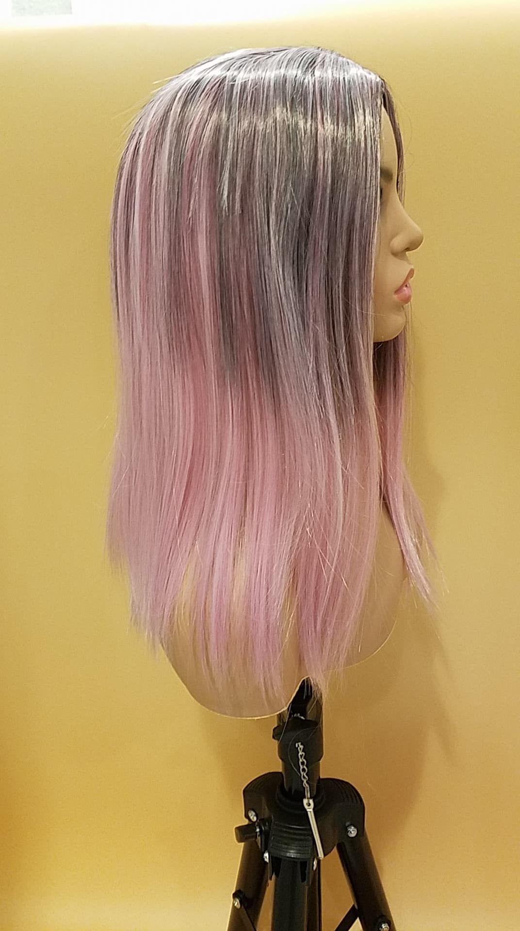 Short Pink Straight Wig