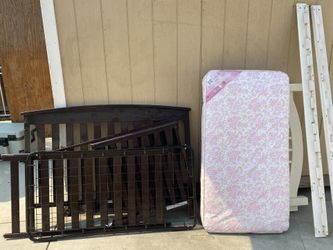 5 In 1 Baby Crib - Twin Size Bed (mattress Sold)