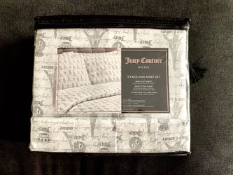 Juicy Couture King Size 6 Piece Sheet Set
