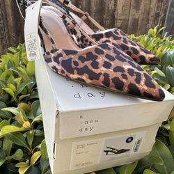 Leopard Heel Shoes