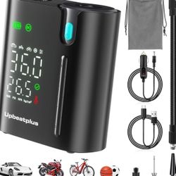 Upbeatplus Portable electric tire inflator