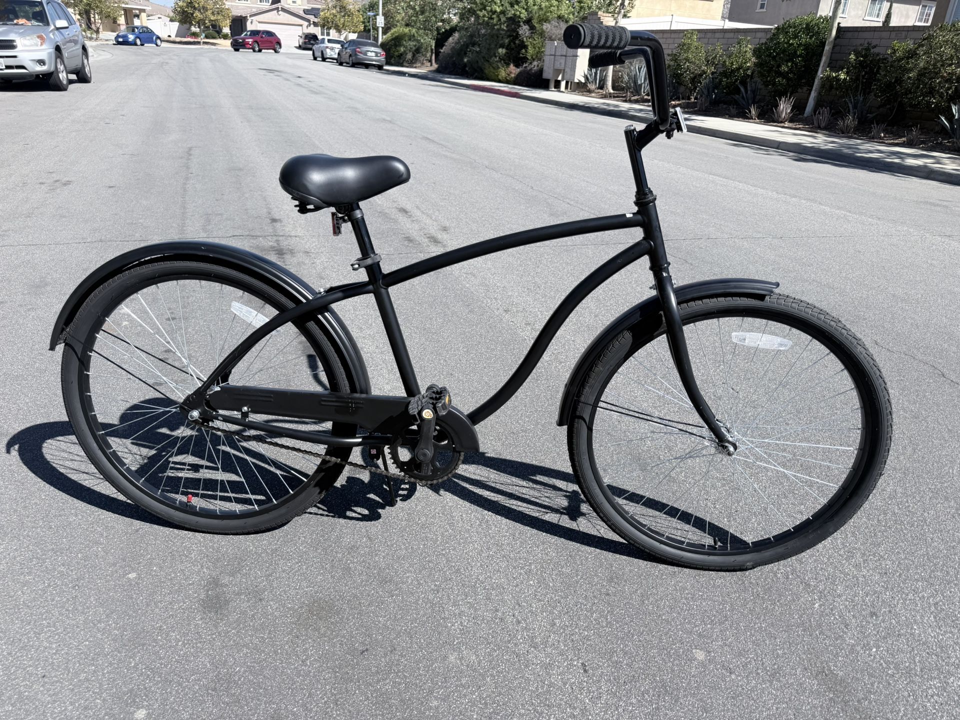 Pacifica Concord 26” Matte Black Street Cruiser