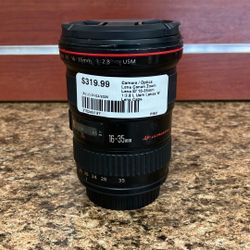 Camera Optics Zoom Lens Ef 16-35mm