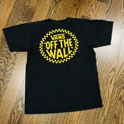 Men Vans Tshirts Black S