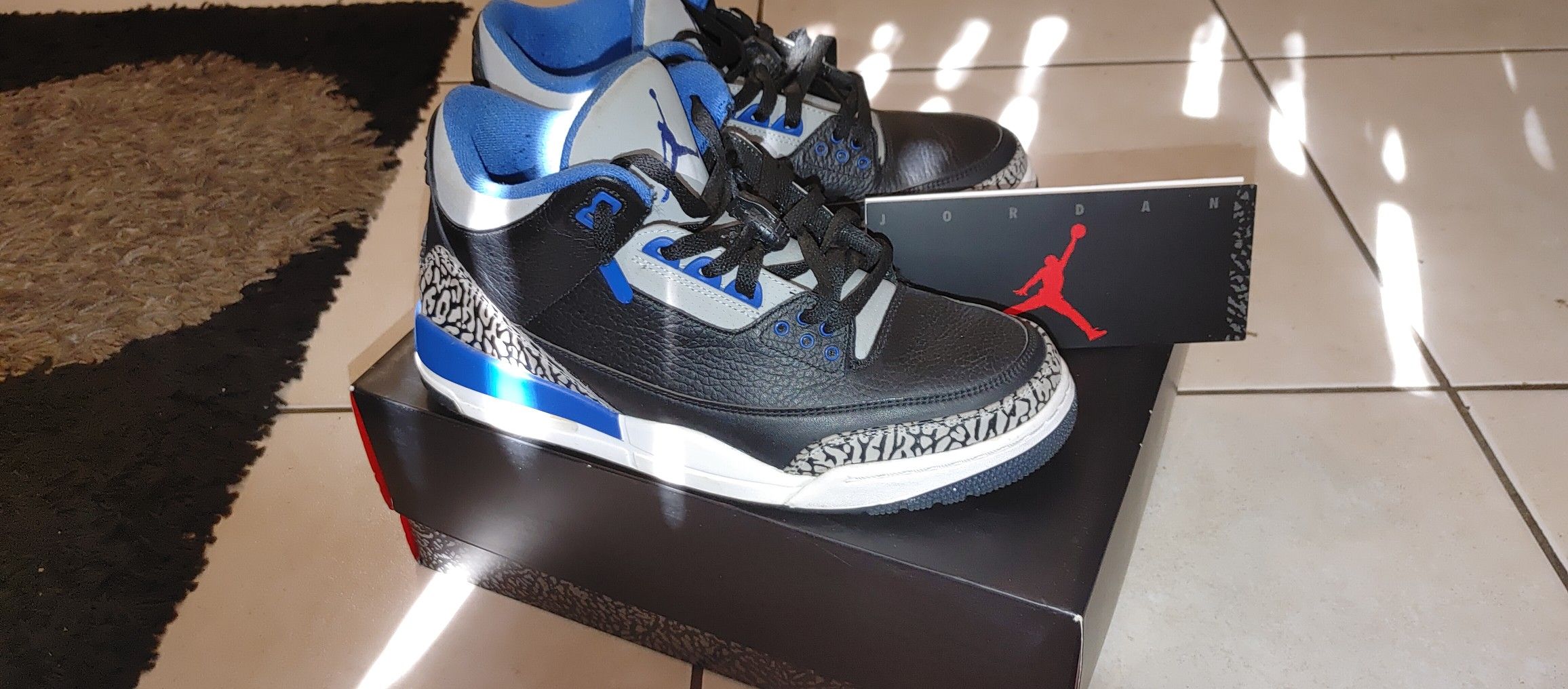 Retro jordan 3 sport blue