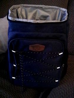 Navy Blue Insulated Cooler Backpack