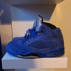 Jordan 5s All Blue 