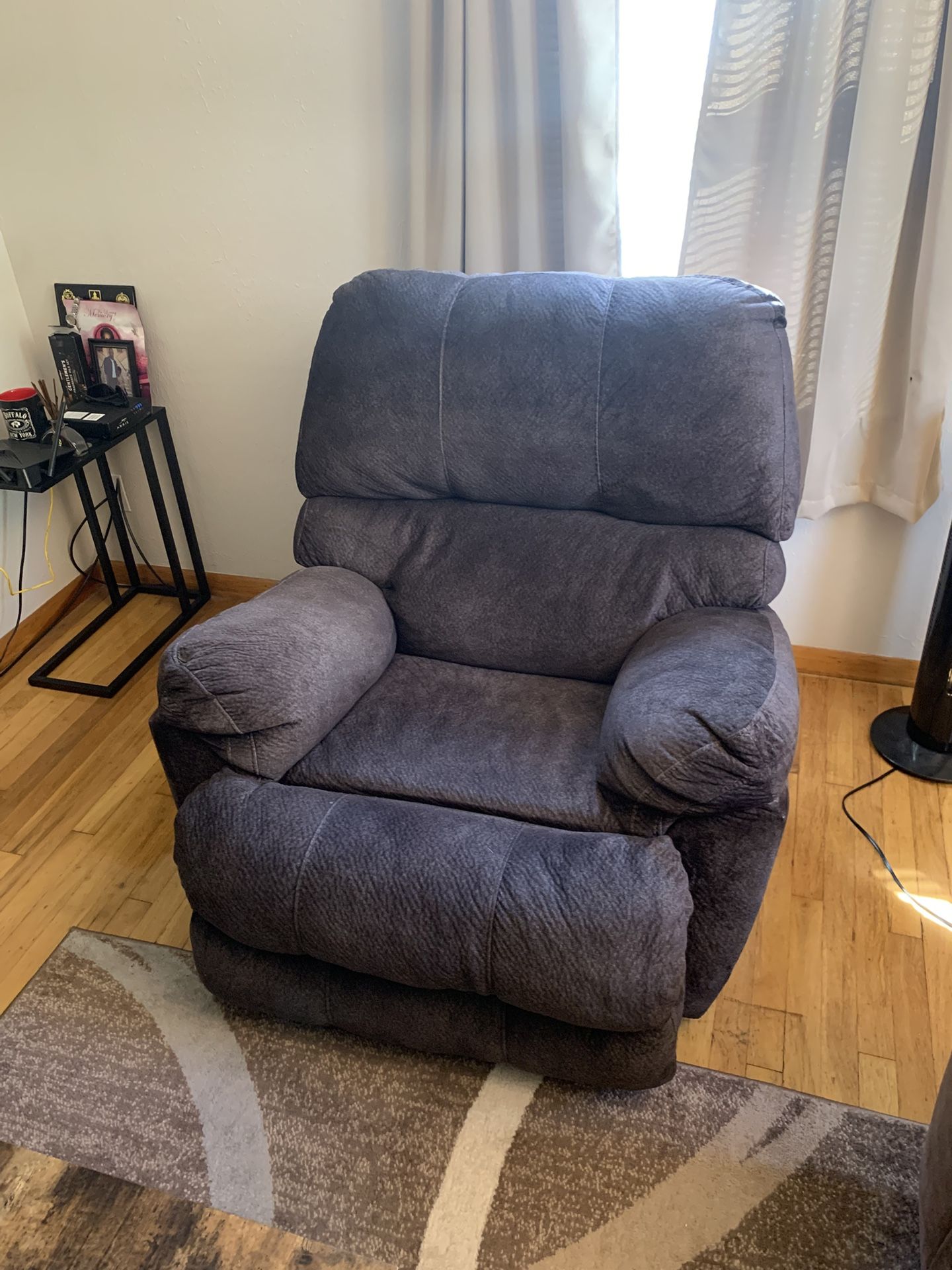 Brown Plush Recliner
